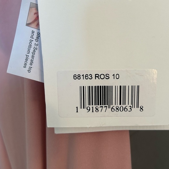 Mac Duggal 68163 NWT BEADED DROP SHOULDER JERSEY GOWN - Picture 6 of 9